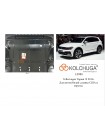 Защита двигателя, КПП, радиатора для автоSeat Tarraco 2018- V-2,0TFSI; 2,0TDI окрім країн СНГ ( TM Kolchuga ) ALuOX
