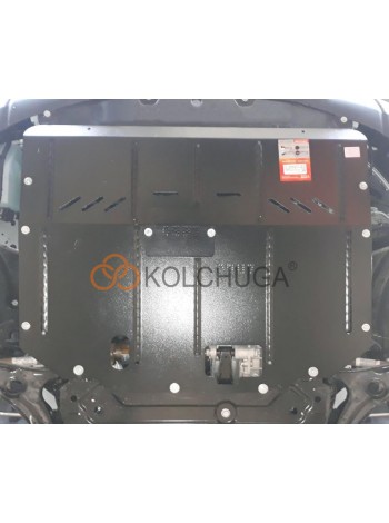 Защита двигателя, КПП, радиатора для авто Ford Transit V363 MCA 2019- 2.0TDCi ecoblue euro 6,2, 20.05.19 р V363 MCA/АКПП/передний привод ( TM Kolchuga ) WhiteCover