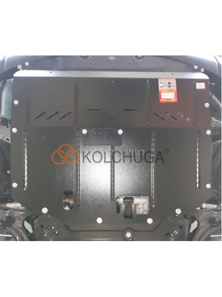 Защита двигателя, КПП, радиатора для авто Ford Transit V363 MCA 2019- 2.0TDCi ecoblue euro 6,2, 20.05.19 р V363 MCA/АКПП/передний привод ( TM Kolchuga ) WhiteCover