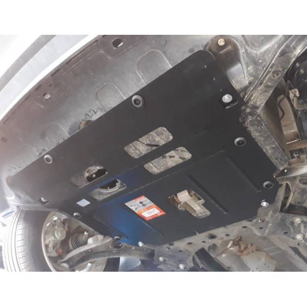 Захист двигуна, КПП, радіатора для авто Hyundai Creta/IX25/Cantus 2014- V-1.6MPi (встановлюється поверх штатного захисту) ( TM Kolchuga ) ZiPoFlex