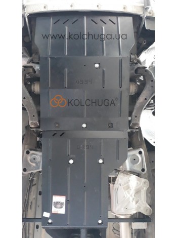 Захист двигуна, КПП, РКПП для авто Volkswagen Amarok 2016 - V-2,0 TDI; 3,0 TDI; (встановлюється замість штатного захисту) (TM Kolchuga) Стандарт
