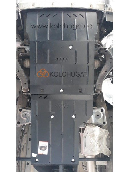 Захист двигуна, КПП, РКПП для авто Volkswagen Amarok 2016 - V-2,0 TDI; 3,0 TDI; (встановлюється замість штатного захисту) ( TM Kolchuga ) ZiPoFlex