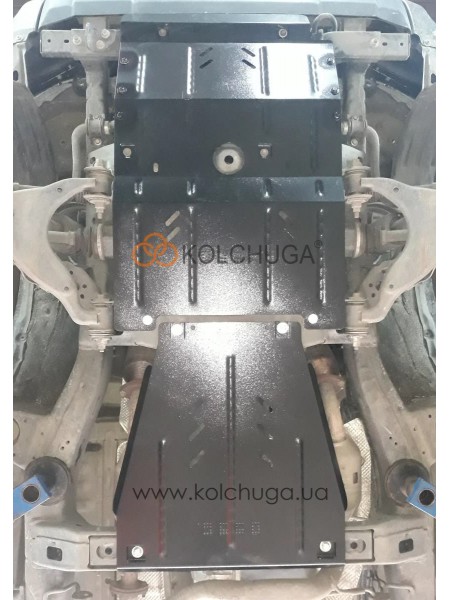 Захист двигуна, КПП, радіатора для авто Toyota Tacoma II 2004-2015 V-4,0і ( АКПП) ( TM Kolchuga ) ZiPoFlex