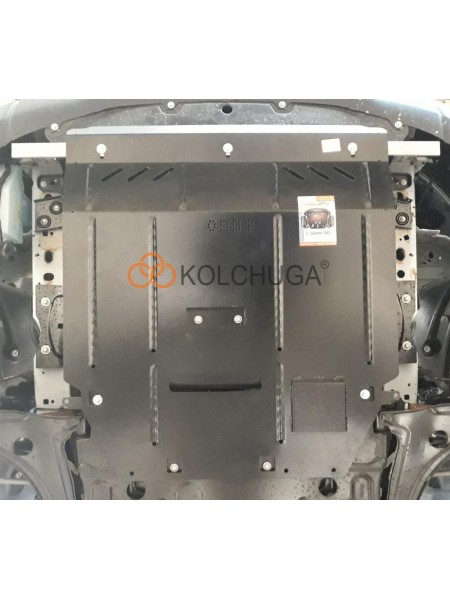 Защита двигателя, КПП, радиатора для авто Ford Transit V363 MCA 2019- 2.0TDCi ecoblue euro 6,2, 20.05.19 р V363 MCA/МКПП/повний привід ( TM Kolchuga ) WhiteCover