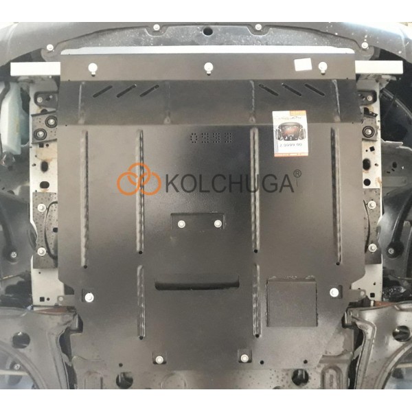 Захист двигуна, КПП, радіатора для авто Ford Transit V363 MCA 2019- 2.0TDCi ecoblue euro 6,2, 20.05.19 р. (V363 MCA, МКПП, повний привід) ( TM Kolchuga ) ZiPoFlex
