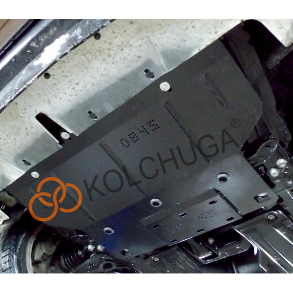 Захист двигуна, КПП до авто Fiat 500 2010-2019 V-1,4і АКПП/USA ( TM Kolchuga ) WhiteCover