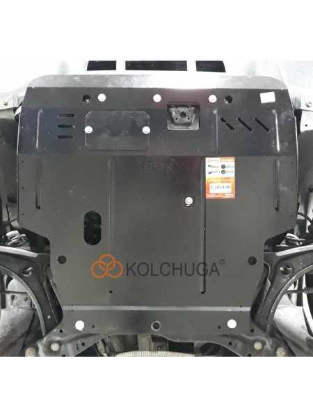 Защита двигателя, КПП, радиатора для авто Jeep Patriot 2011-2017 V-2,4і АКПП/4х4 ( TM Kolchuga ) WhiteCover