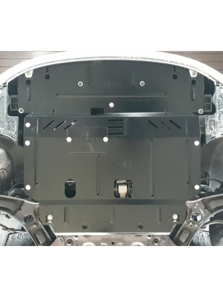 Захист двигуна, КПП, радіатора до авто Kia Forte YD 2014-2018 V-1,8i; 2,0 ( TM Kolchuga ) WhiteCover