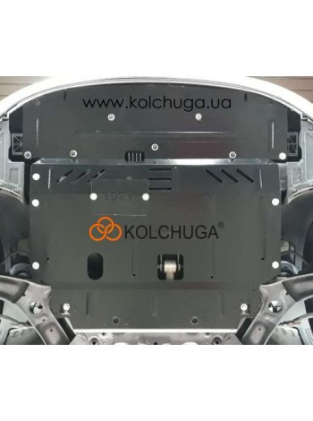 Захист двигуна, КПП, радіатора до авто Kia K3 2012-2018 V-1,6D АКПП ( TM Kolchuga ) WhiteCover
