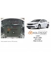 Захист двигуна, КПП, радіатора до авто Kia K3 2012-2018 V-1,6D АКПП ( TM Kolchuga ) WhiteCover
