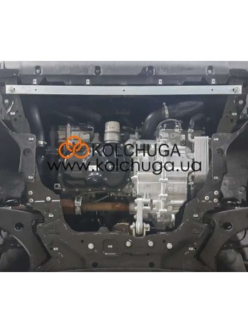 Захист двигуна, КПП до авто Ford Kuga 2019- V-1.5i; 1.5D; 2.0D; 2.5hybrid ( TM Kolchuga ) WhiteCover