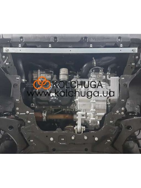Захист двигуна, КПП до авто Ford Kuga 2019- V-1.5i; 1.5D; 2.0D; 2.5hybrid ( TM Kolchuga ) WhiteCover