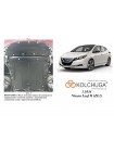 Защита двигателя, КПП, радиатора для автоNissan Leaf II 2017- V-всі электромобиль ( TM Kolchuga ) ALuOX