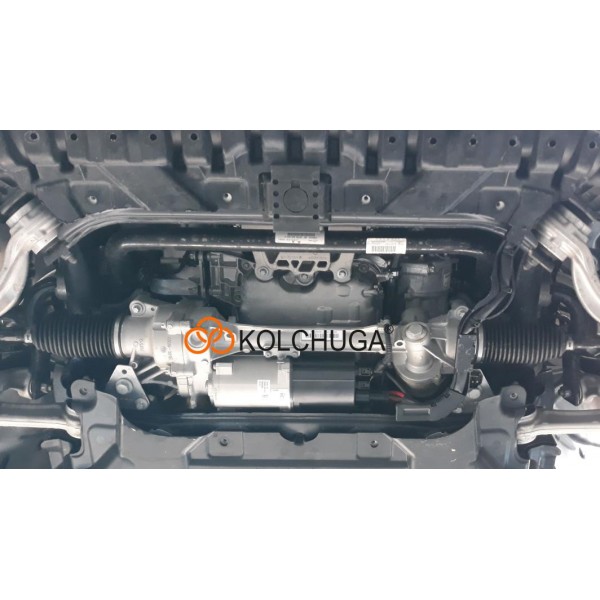 Захист двигуна, рульова рейка для авто Mercedes-Benz W 205 C 200 ( 2014- ) V-2,0D ( АКПП/задній привід ) ( TM Kolchuga ) Стандарт