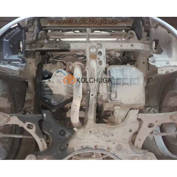 Захист двигуна, КПП до авто Toyota Avensis II 2003-2009 V-всі ( TM Kolchuga ) WhiteCover