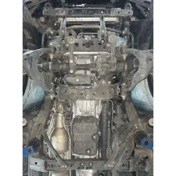 Захист двигуна, КПП, радіатора до авто Toyota Land Cruiser Prado J150 2020- V-2,7 АКПП; 2,8D; 3.0D тільки АКПП ( TM Kolchuga ) ALuOX