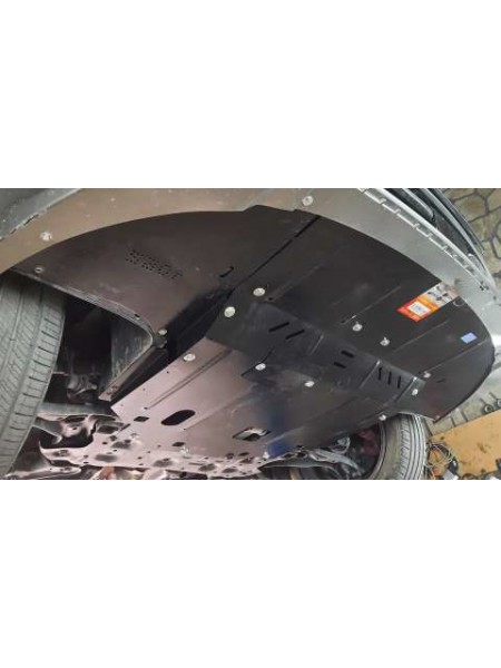 Захист двигуна, КПП, радіатора до авто Kia Optima JF 2015-2018 V-2.0i T, 2.4i, (USA/АКПП) ( TM Kolchuga ) ZiPoFlex
