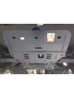 Захист двигуна, КПП для авто Hyundai Santa Fe 2020-V-2,2CRDI; 2,4; (встановлюється поверх штатного захисту) ( TM Kolchuga ) Стандарт