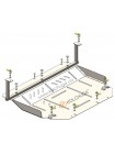 Захист двигуна, КПП для авто Chery Jetour X70 2020-V-1,5і ( АКПП ) ( TM Kolchuga ) Стандарт