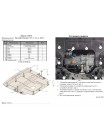 Захист двигуна, КПП, радіатора для авто Hyundai Elantra CN7 2021- V-1,6i; 2,0i (АКПП) (TM Kolchuga) Стандарт