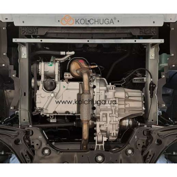 Захист двигуна, КПП до авто MG 5 2018- V-1,5 ( TM Kolchuga ) ZiPoFlex