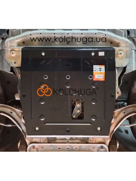 Захист двигуна, КПП, радіатора до авто Nissan Sentra B16 2006-2012 V-2.5i МКПП/USA ( TM Kolchuga ) WhiteCover