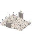 Защита двигателя, радиатора, КПП для авто Jac JS2 2021- V-1,5і (111 л.с.) ( TM Kolchuga ) WhiteCover