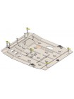 Захист двигуна , КПП, радіатора до авто Jeep Compass 2006-2016 V-2,0 (АКПП/USA) ( TM Kolchuga ) Стандарт