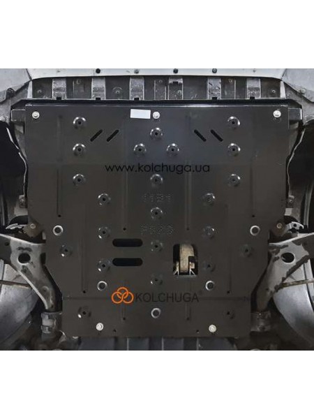 Защита двигателя, КПП, радиатора для авто Ford Escape 2012-2019 V-все кроме  2,0 EcoBoost USA ( TM Kolchuga ) WhiteCover