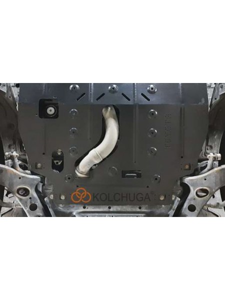 Захист двигуна, КПП, радіатора до авто Lexus NX 200t (AZ10) 2014-2021 V-2.0i ( TM Kolchuga ) WhiteCover
