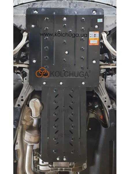 Захист двигуна, КПП до авто Ford Explorer/EcoBoost 2019- V-2,3, 3,0, 3,3 АКПП ZiPoFlex ( TM Kolchuga )