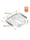 Захист двигуна, КПП до авто Chery Tiggo 2 Pro 2021- V-1.5i (106л.с.) МКПП ( TM Kolchuga ) WhiteCover
