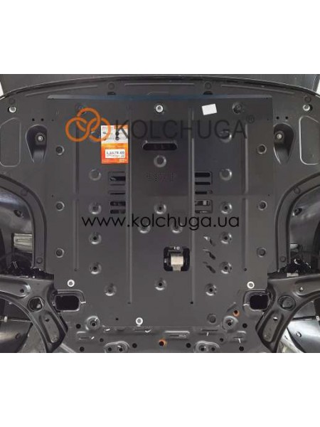 Захист двигуна, КПП до авто Kia Ceed SW 2019- V-1.6i встановлюється поверх штатного захисту ( TM Kolchuga ) WhiteCover