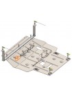 Защита двигателя, КПП для авто Faw Bestune T77 2020- V-1,5i робот ( TM Kolchuga ) WhiteCover