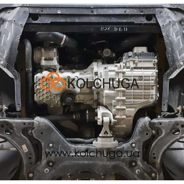 Захист двигуна, КПП до авто Faw Bestune T77 2020- V-1,5i робот ( TM Kolchuga ) WhiteCover