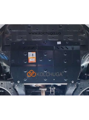 Захист двигуна, КПП до авто Jac J7 2019- V-1.5i МКПП ( TM Kolchuga ) WhiteCover