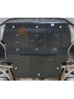 Захист двигуна, КПП до авто Volkswagen Sharan WeBasto 2010- V-2,0TDI МКПП ( TM Kolchuga ) WhiteCover