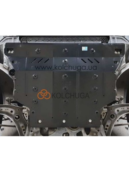 Захист двигуна, КПП, радіатора до авто Skoda Octavia III A7 WeBasto 2013-2020 V-1.6TDI МКПП ( TM Kolchuga ) WhiteCover