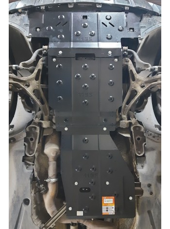 Захист двигуна, КПП до автомобіля Mercedes-Benz GL 350 X164 2006-2012 V-3,0D АКПП/4х4/USA/BlueTEC Стандарт ( TM Kolchuga )