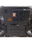 Захист двигуна, КПП до авто Geely ATLAS PRO 2022- V-1,5Т МКПП/АКПП ( TM Kolchuga ) WhiteCover