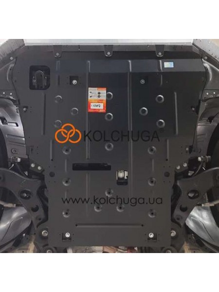Захист двигуна, КПП до авто Geely ATLAS PRO 2022- V-1,5Т МКПП/АКПП ( TM Kolchuga ) WhiteCover