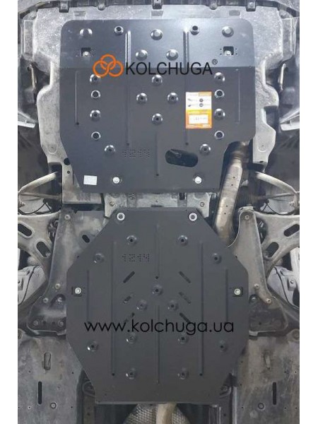 Захист двигуна, КПП до авто Subaru XV (Crosstrek) II 2017-2023 V-2,0i варіатор ( TM Kolchuga ) WhiteCover