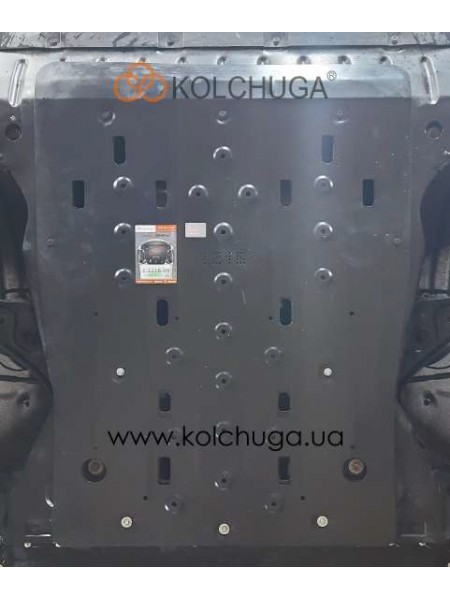 Защита двигателя для авто BYD SONG PLUS EV 2020-2023 ( TM Kolchuga ) ALuOX