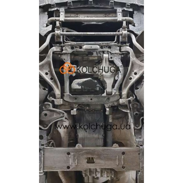 Захист двигун, КПП, передній міст,РКПП для авто Mercedes-Benz ML 250 BlueTEC W166 2011-2015 V-2.2D; 4х4 ( TM Kolchuga ) WhiteCover