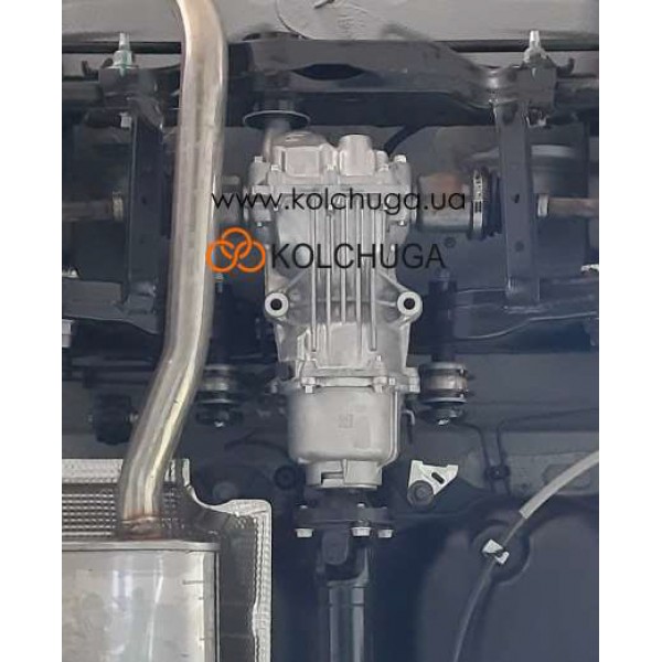 Захист редуктора до авто Renault Duster 2015- V-1,5TDI 4х4 ( TM Kolchuga ) WhiteCover