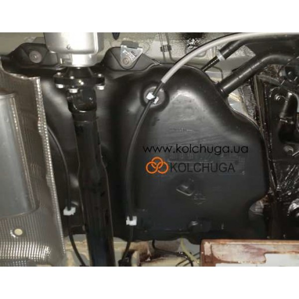 Захист паливний бак до авто Renault Duster 2015- V-1,5TDI 4х4 ZipoFlex TM Kolchuga