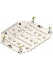 Захист двигуна, КПП до авто Chevrolet Captiva 2006-2011 V-2,0D ( TM Kolchuga ) WhiteCover
