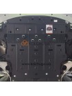 Захист двигуна, КПП, радіатора до авто Nissan X-Trail T33 2021- V-всі встановлюється також на e-Power ( TM Kolchuga ) ALuOX