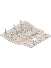 Захист двигуна, КПП до авто Honda City IV 2013-2019 V-1,5i МКПП ( TM Kolchuga ) WhiteCover