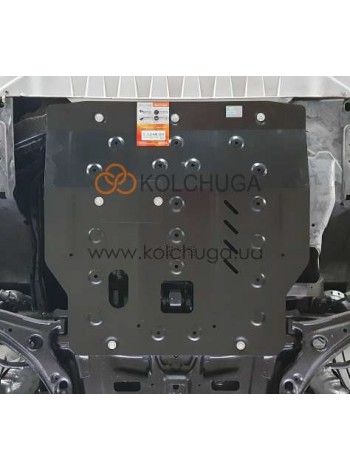 Захист двигуна, КПП до авто Honda City IV 2013-2019 V-1,5i МКПП ( TM Kolchuga ) WhiteCover